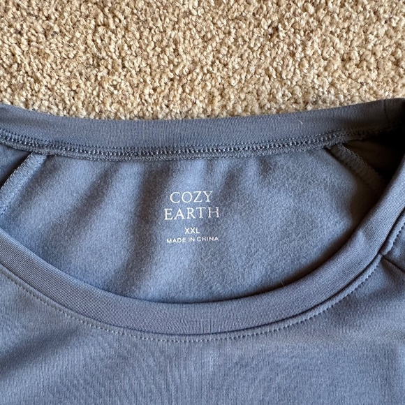 Cozy Earth Men’s Ultra-Soft Bamboo Raglan Tee – Size XXL (New, No Tags) - Picture 5 of 9